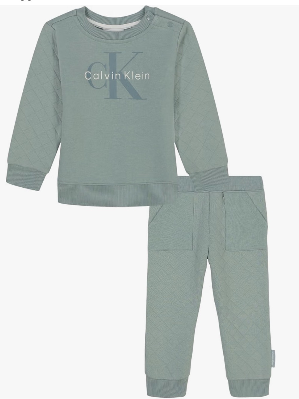 Calvin Klein Quilted Two-Piece Set